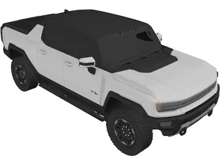 GMC Hummer EV (2022) 3D Model preview
