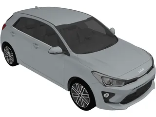 Kia Rio Hatchback (2021) 3D Model preview