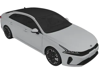 Kia K5 GT-Line CN (2021) 3D Model preview