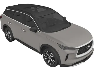 Infiniti QX60 (2022) 3D Model preview