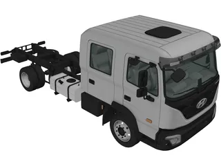 Hyundai Pavise DoubleCab (2019) 3D Model preview