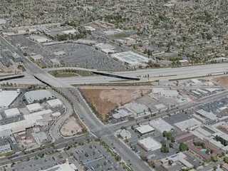 Anaheim City, USA (2021) 3D Model preview