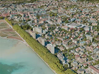 Annecy City, France (2021) 3D Model preview