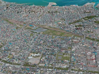 Aomori City, Japan (2021) 3D Model preview