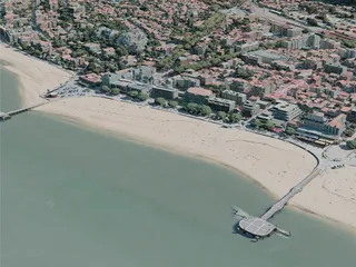 Arcachon City, France (2021) 3D Model preview