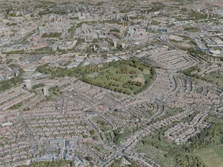 Bristol City, UK (2021) 3D Model preview