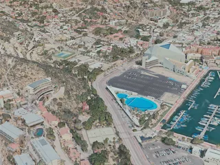 Cabo San Lucas City, Mexico (2021) 3D Model preview