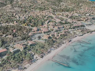 Calvi City, France (2021) 3D Model preview