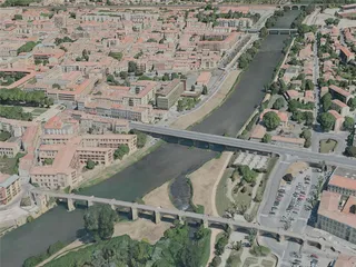 Carcassonne City, France (2021) 3D Model preview