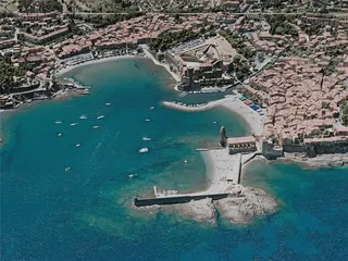 Collioure City, France (2021) 3D Model preview