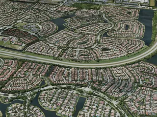Coral Springs City, USA (2021) 3D Model preview