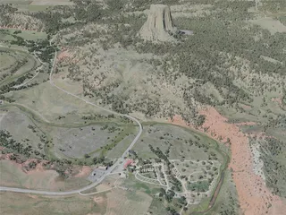 Devils Tower, USA (2021) 3D Model preview