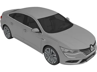 Renault Talisman (2016) 3D Model preview
