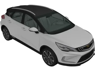 Geely Emgrand GS Dynamic (2019) 3D Model preview
