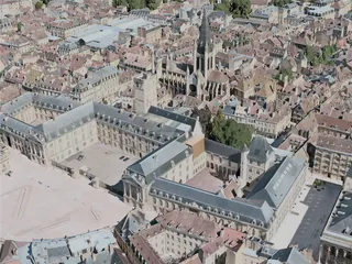 Dijon City, France (2021) 3D Model preview