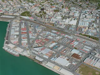 Dunedin City, New Zealand (2021) 3D Model preview