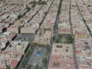 Guadalajara City, Mexico (2021) 3D Model preview