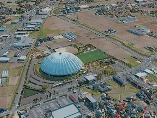 Izumo City, Japan (2021) 3D Model preview