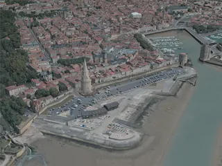 La Rochelle City, France (2021) 3D Model preview