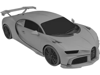 Bugatti Chiron Pur Sport (2021) 3D Model preview