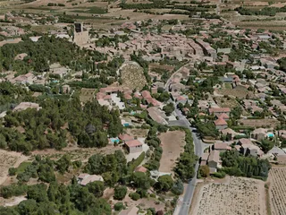 Chateauneuf du pape City, France (2021) 3D Model preview