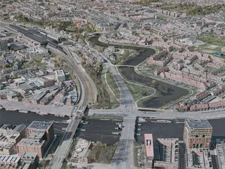 Haarlem City, Netherlands (2021) 3D Model preview