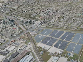 Hoofddorp City, Netherlands (2021) 3D Model preview