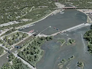 Joliet City, USA (2021) 3D Model preview