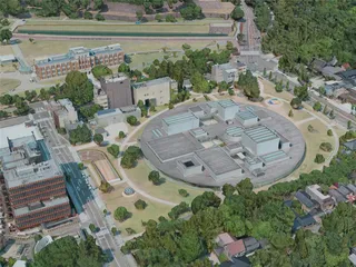 Kanazawa City, Japan (2021) 3D Model preview
