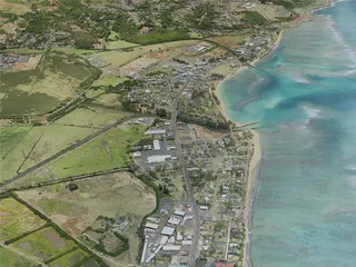 Kapaa City, USA (2021) 3D Model preview