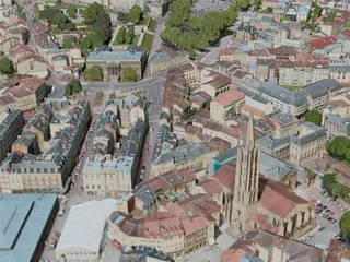Limoges City, France (2021) 3D Model preview