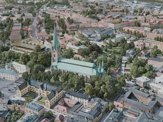 Linkoping City, Sweden (2021) 3D Model preview