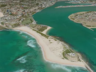 Newcastle City, Australia (2021) 3D Model preview