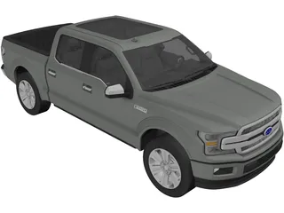 Ford F-150 (2018) 3D Model preview
