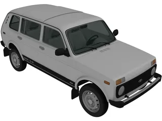 VAZ-2123 (2012) 3D Model preview