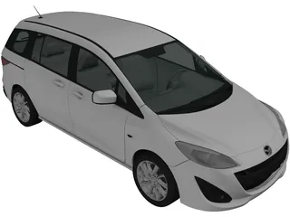 Mazda 5 (2011) 3D Model preview