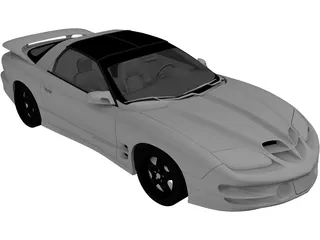 Pontiac Firebird Trans Am WS6 (2002) 3D Model preview
