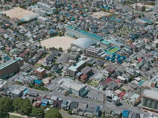 Matsuyama City, Japan (2021) 3D Model preview