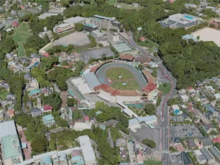 Odawara City, Japan (2021) 3D Model preview