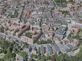 Odense City, Denmark (2021) 3D Model preview