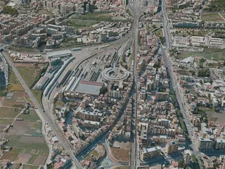 Palermo City, Italy (2021) 3D Model preview