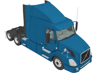 Volvo VNL 630 Sleeper (2015) 3D Model preview