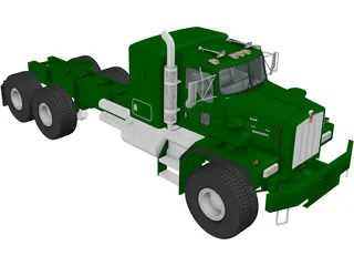 Kenworth C500 Semi Cab (2005) 3D Model preview
