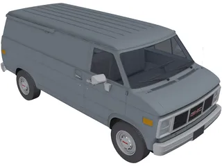 GMC Vandura (1987) 3D Model preview