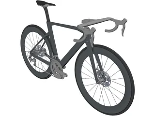 Road Bicycle 3D Model preview