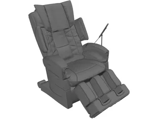 Massage Chair 3D Model preview