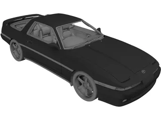 Toyota Supra (1992) 3D Model preview
