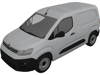 Citroen Berlingo Van SWB (2021) 3D Model preview
