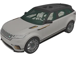 Range Rover Velar (2018) 3D Model preview