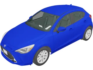 Toyota Yaris Hatchback US (2020) 3D Model preview